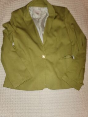 Lime Green Women's Blazer Jacket